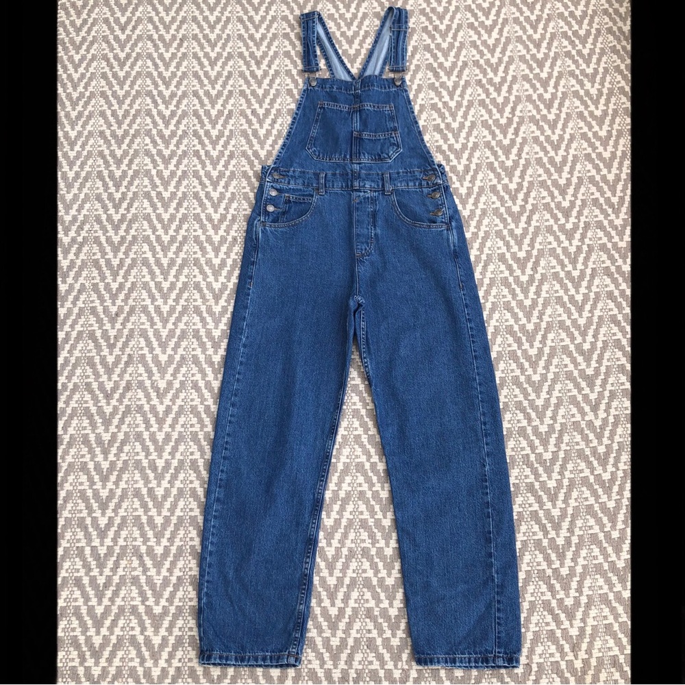 We the Free Ziggy denim overall straight leg size XS